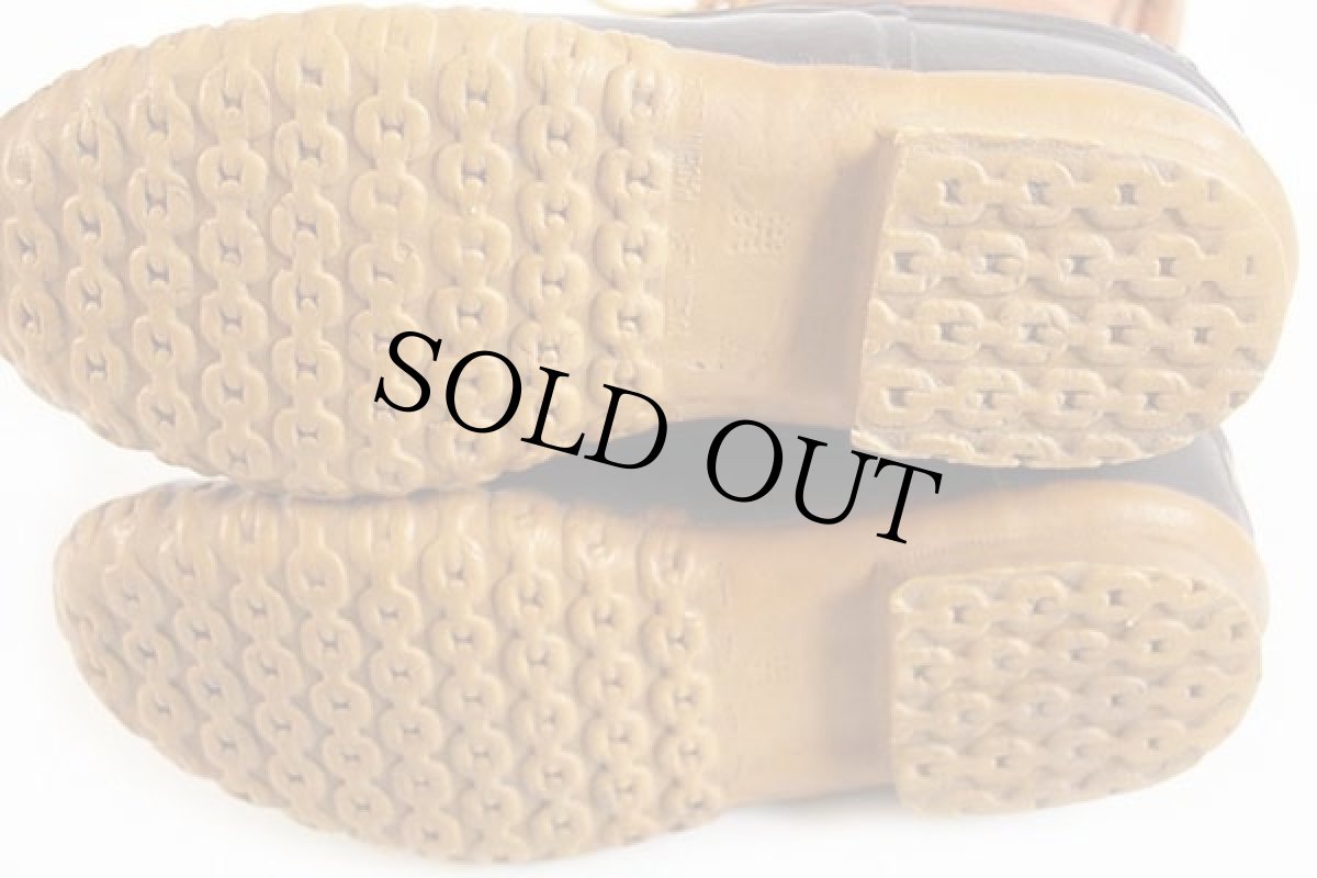 画像4: 90s USA製 L.L.Bean 7ホール ビーンブーツ タン×ブラウン 7M (4)