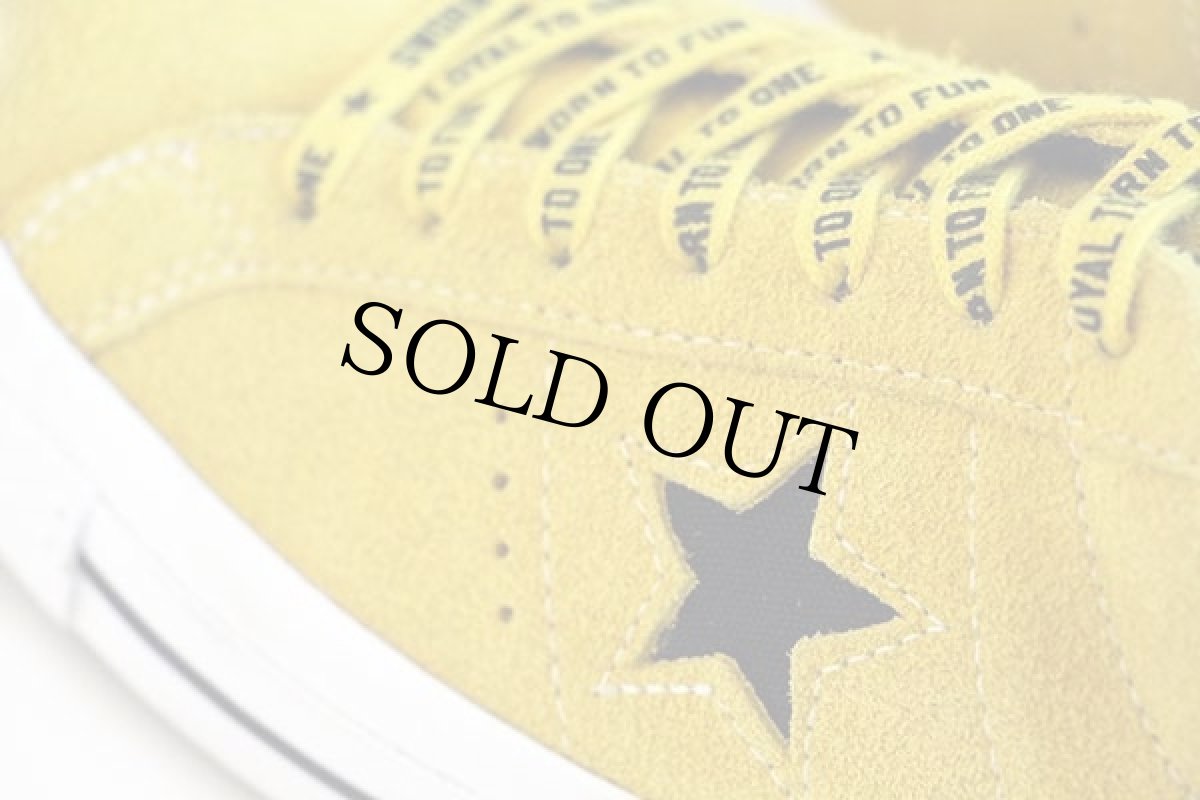 画像7: 未使用★CONVERSEコンバース ONE STARワンスター OX 45周年 スエード 黄 8.5 (7)