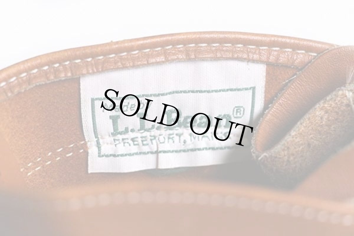 画像5: 80s USA製 L.L.Bean 5ホール メインハンティング ビーンブーツ タン×ネイビー 11LM (5)