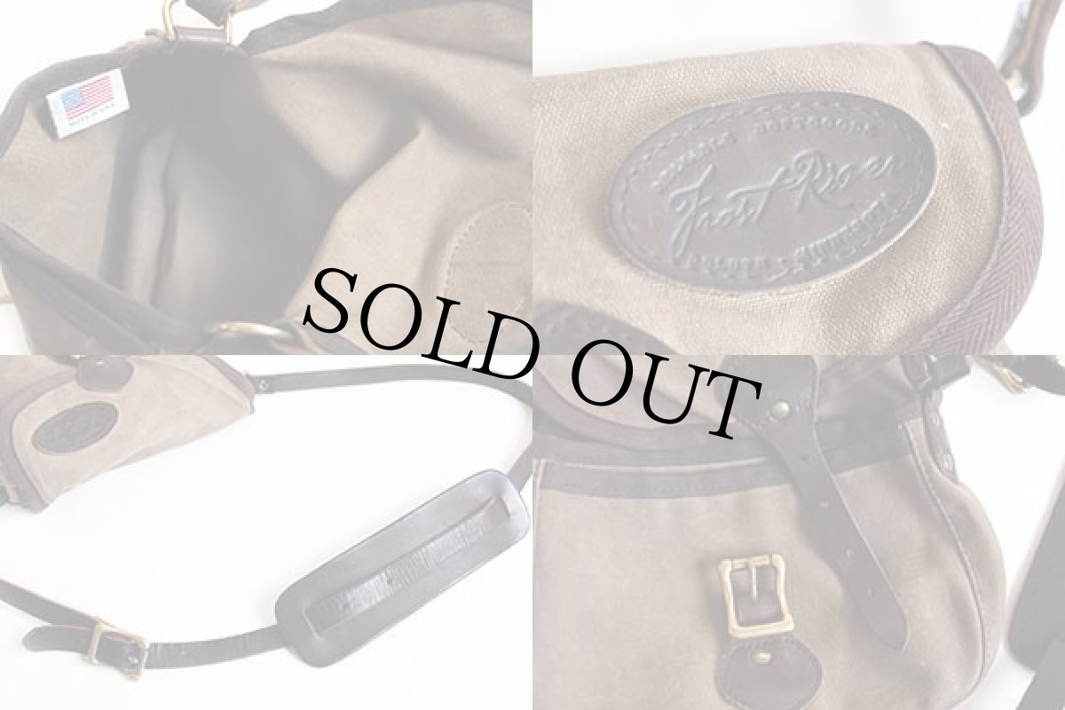 画像3: USA製 FROST RIVERフロストリバー ワックスコットン ショルダーバッグ (3)