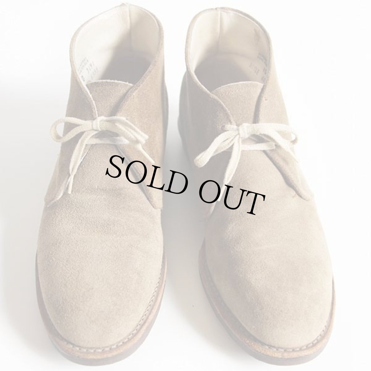 画像3: 80s USA製 Iron Age PT83 スチールトゥ スエードレザー チャッカブーツ サンドベージュ 10 (3)