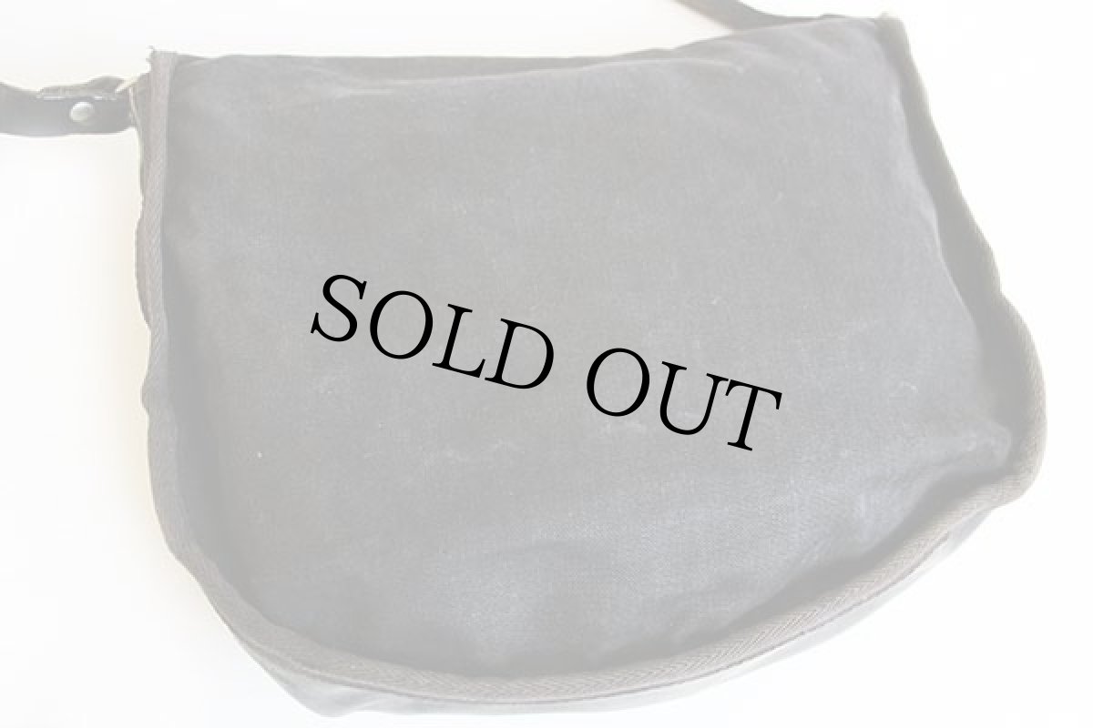 画像2: USA製 DULUTH PACKダルースパック キャンバス×レザー ショルダーバッグ 黒 (2)