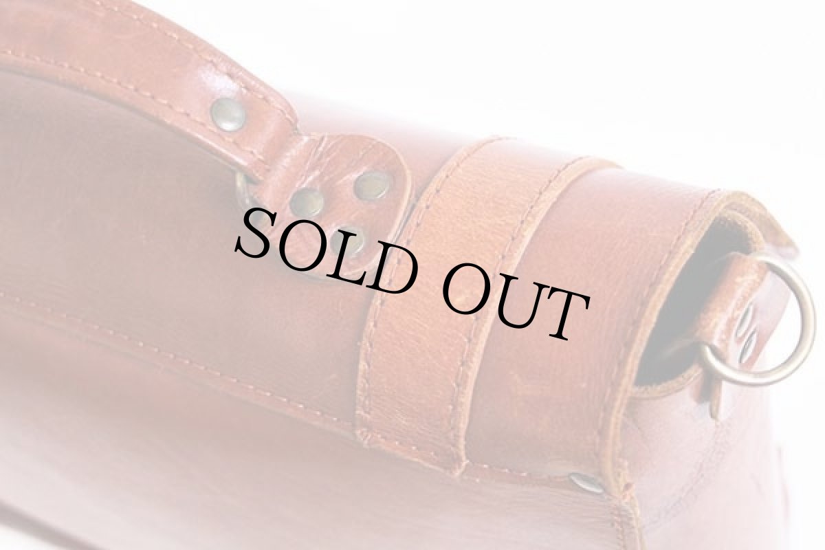 画像6: 90s EddieBauerエディーバウアー 2WAY レザー ブリーフケース 茶 (6)