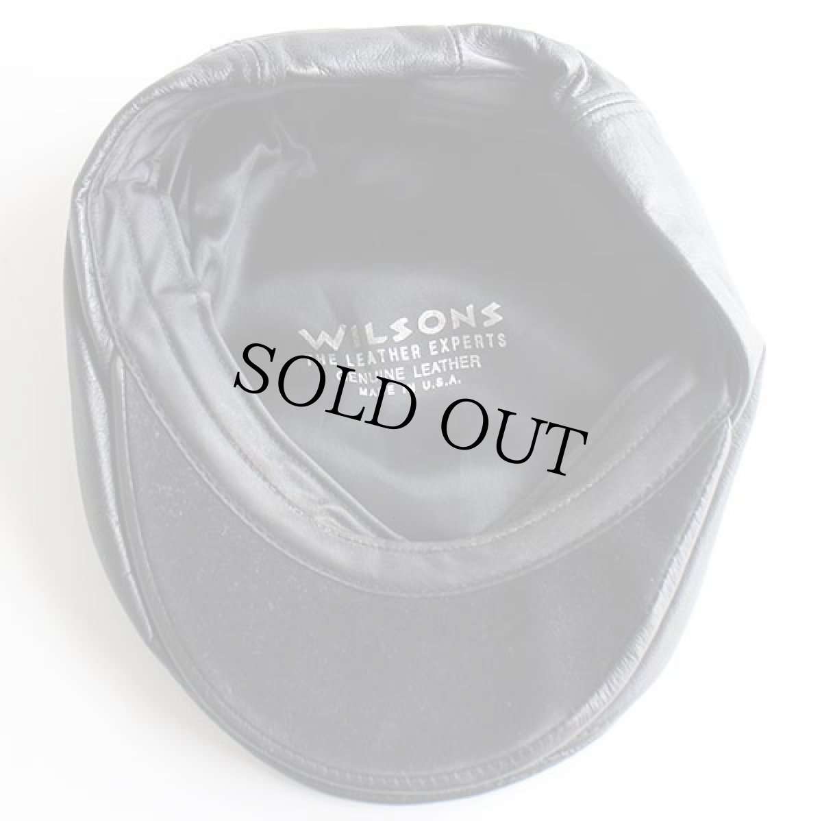 画像3: 90s USA製 WILSONS レザーハンチング 黒 (3)