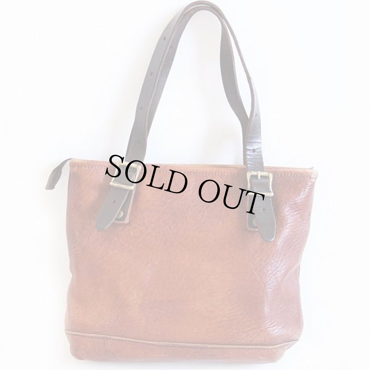 画像2: USA製 DULUTH PACKダルースパック ハンドクラフト オールレザー トートバッグ 茶 (2)