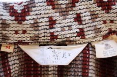 画像4: 70s Woolrichウールリッチ フォークロア柄 ウール ラグジャケット M (4)