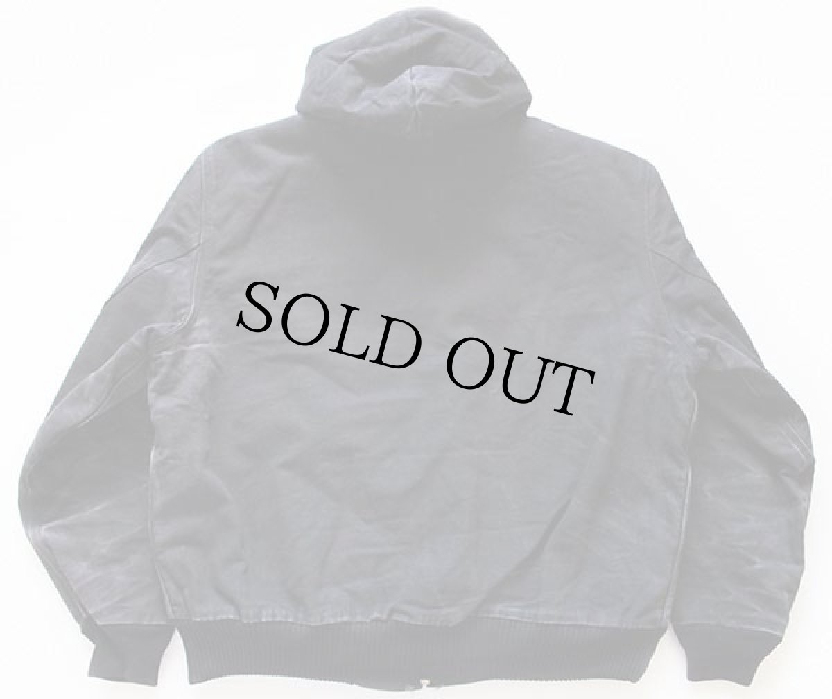 画像2: 90s USA製 carharttカーハート キルティングライナー ダック地 アクティブジャケット パーカー 黒 XL (2)