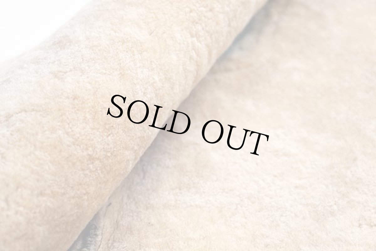 画像5: 70s ハンドメイド ステッチ装飾 ムートンベスト 茶 (5)