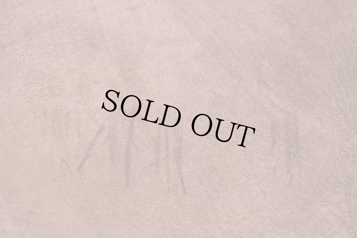 画像6: 70s ハンドメイド ステッチ装飾 ムートンベスト 茶 (6)