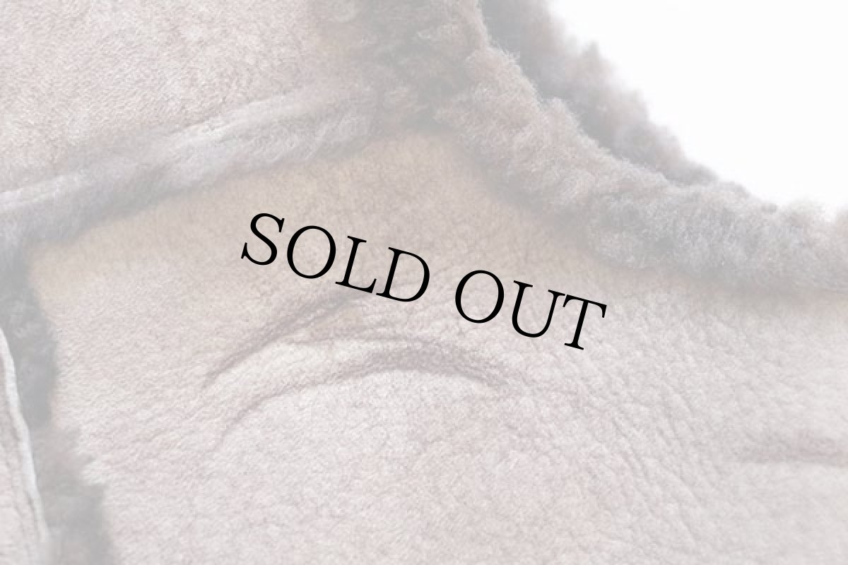 画像6: USA製 Sportsman シープスキン リアル ムートンベスト 焦げ茶 M (6)