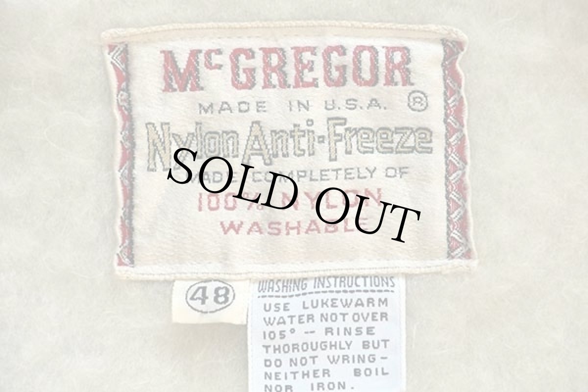 画像4: 60s USA製 McGREGORマクレガー Anti-Freezeアンチフリーズ チンスト付き ボアライナー ナイロンジャケット 紺 48 (4)