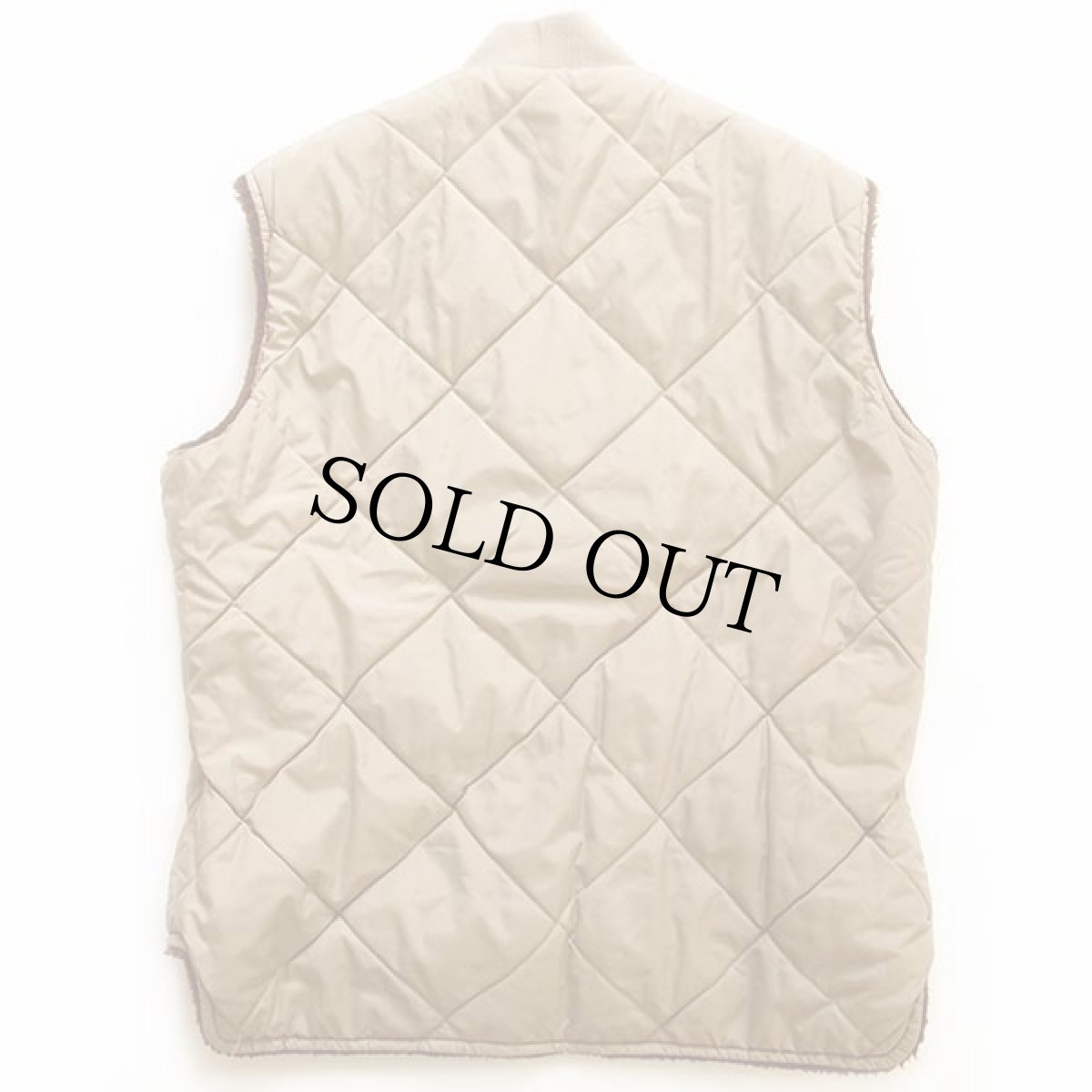 画像4: 70s PANHANDLE SLIM リバーシブル ボア×ナイロン キルティング ベスト 40★パイル (4)