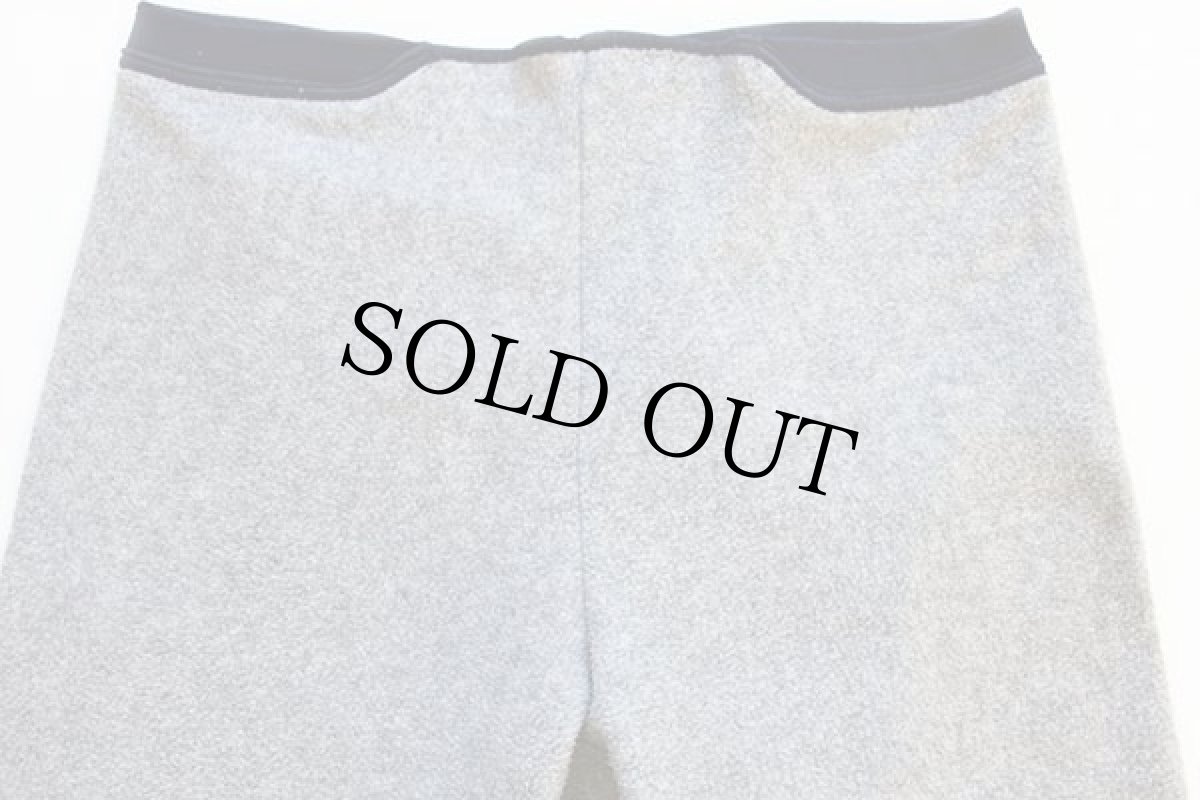 画像2: 80s patagoniaパタゴニア フリースパンツ ライトグレー XL (2)