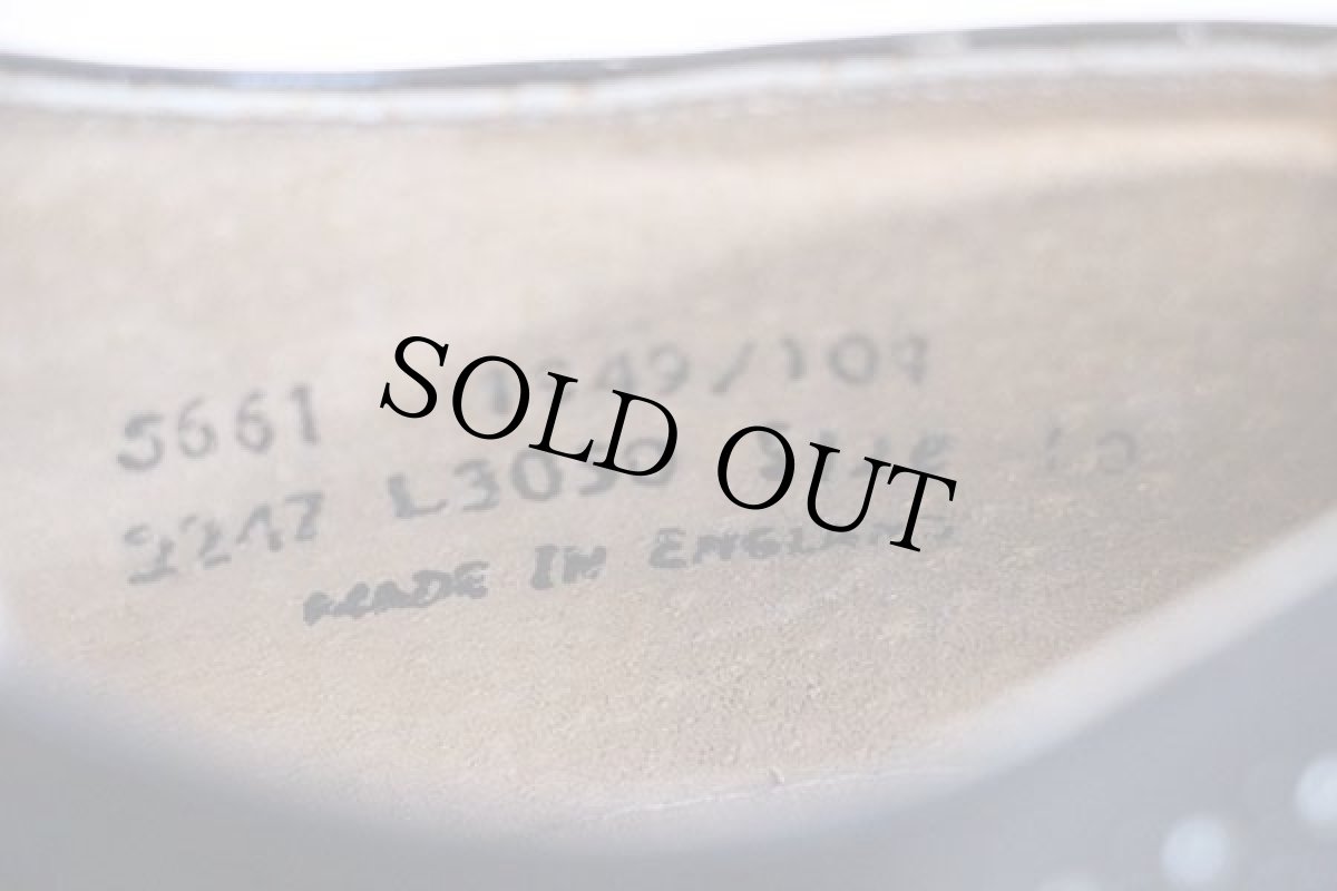 画像6: 80s 英国製 Rock A Cha LONDON ウイングチップ レザーシューズ 黒×白 10★革靴 (6)