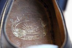 画像5: 80s 英国製 Rock A Cha LONDON ウイングチップ レザーシューズ 黒×白 10★革靴 (5)