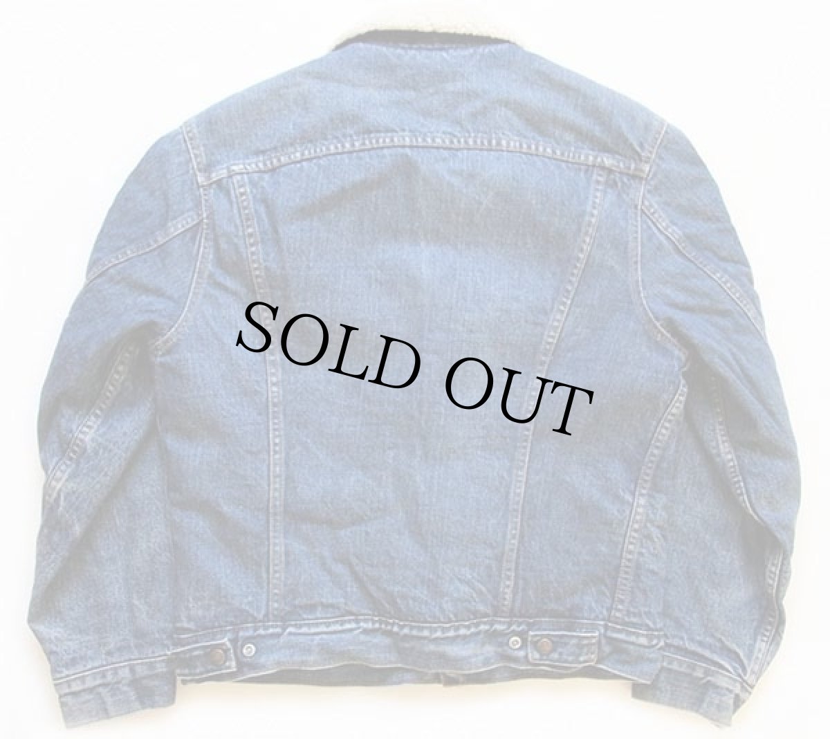 画像2: 70s USA製 Levi'sリーバイス 70605 ボアライナー デニムジャケット 40 (2)