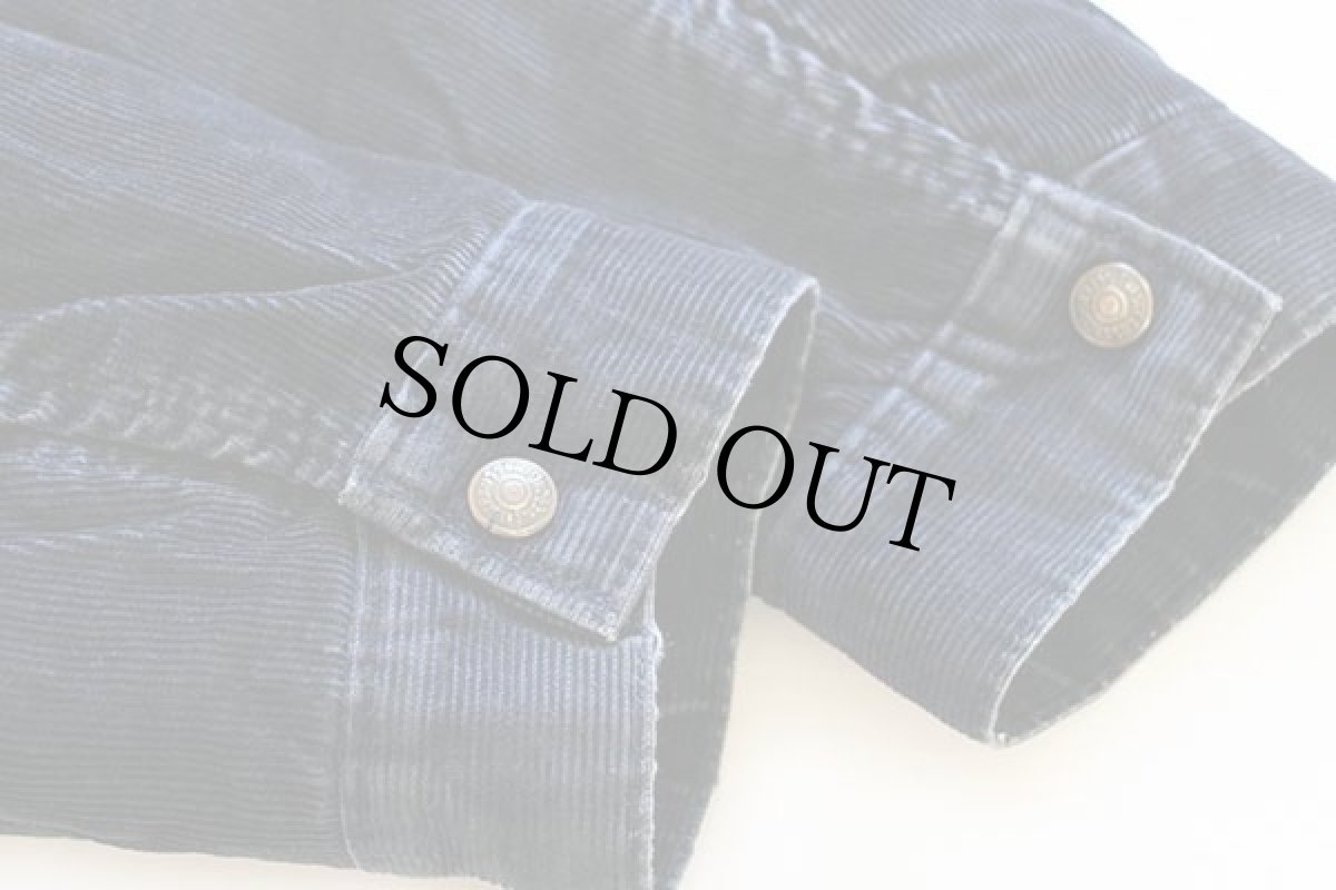 画像7: 70s USA製 Levi'sリーバイス 70605 ボアライナー コーデュロイジャケット 紺 (7)