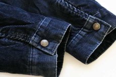 画像7: 70s USA製 Levi'sリーバイス 70605 ボアライナー コーデュロイジャケット 紺 (7)