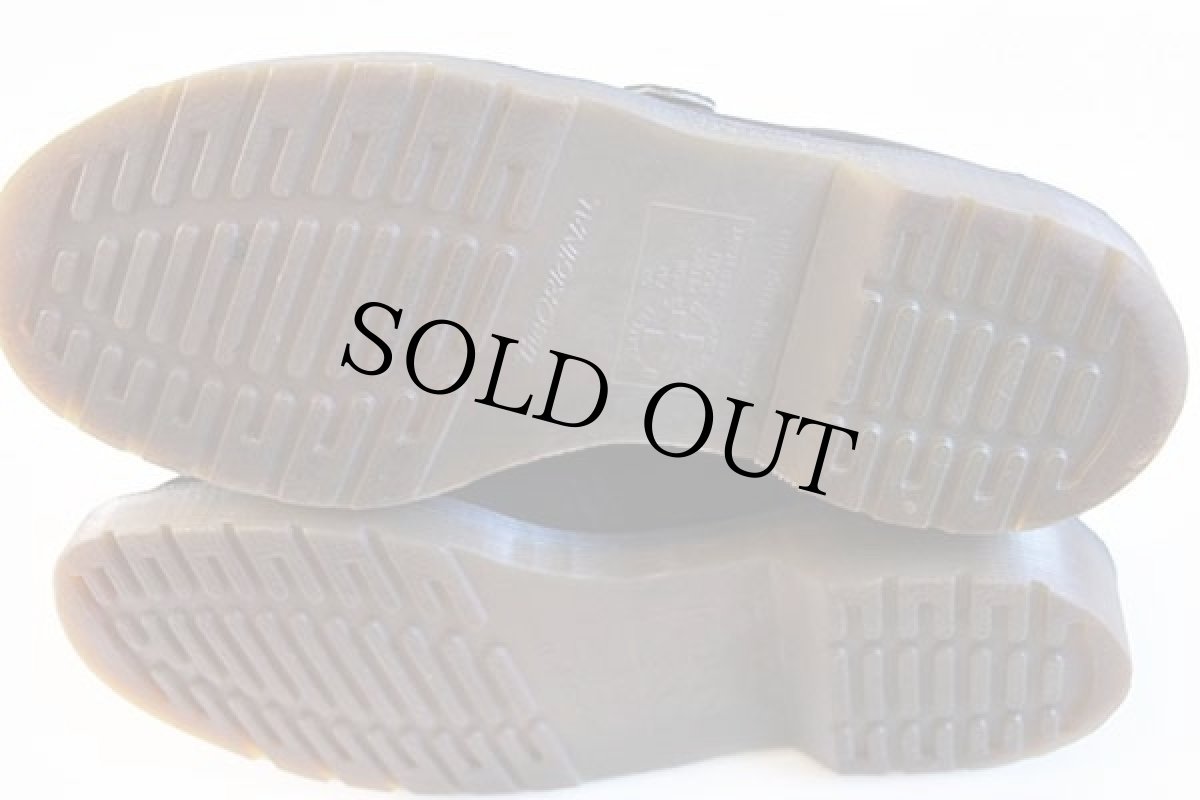 画像4: 英国製 DR.MARTENSドクターマーチン モンクストラップ スエード レザーシューズ 黒 UK6.5 (4)