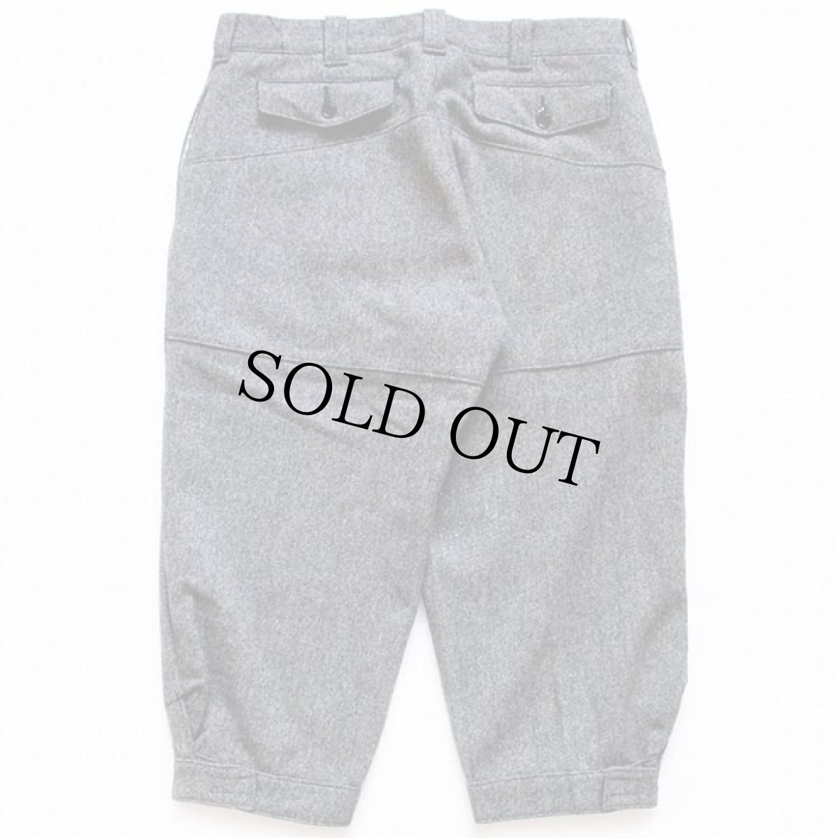 画像2: 70s Woolrichウールリッチ ニッカポッカ ウールパンツ グレー w37★B (2)