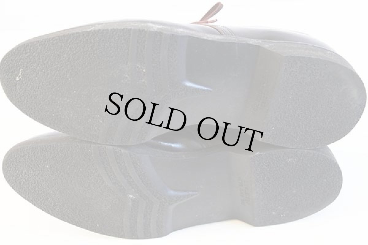 画像4: 80s USA製 WORK AMERICA ポストマン レザーシューズ 焦げ茶 10.5 4E★革靴 (4)