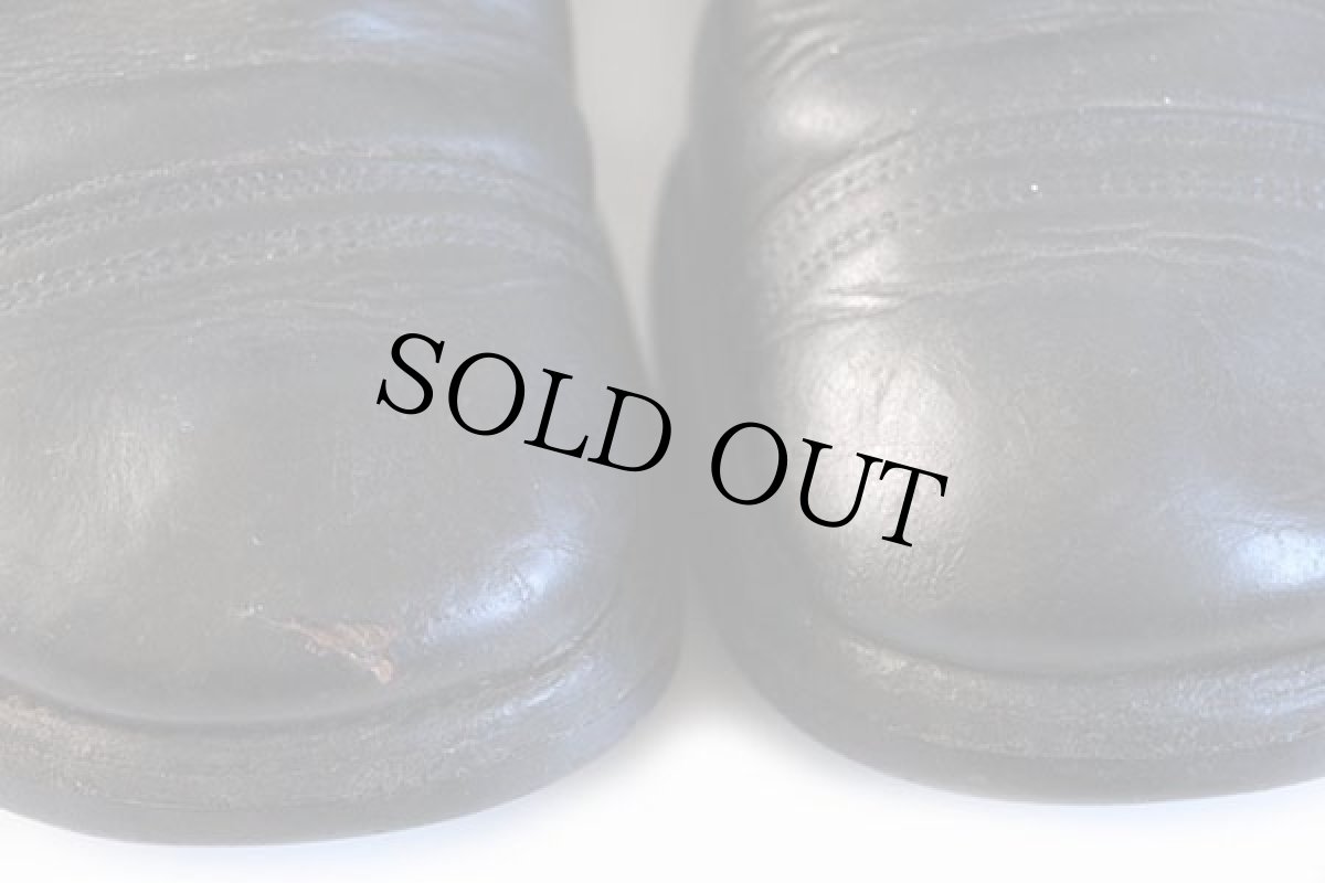 画像6: 50s 米軍 キャップトゥ 6ホール アンクルブーツ 黒 8EE (6)