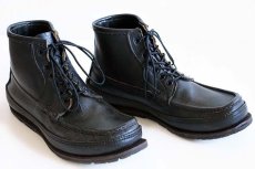 画像1: USA製 Russell Moccasinラッセルモカシン モカシンブーツ 黒 7.5E (1)