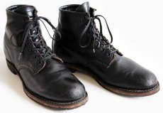 画像1: USA製 REDWINGレッドウイング 9014 BECKMANベックマン ワークブーツ 黒 9D★B (1)