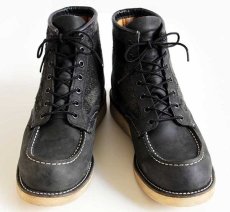 画像3: USA製 REDWINGレッドウイング 9002 LUMBERJACK MOCK Woolrichウールリッチ チェック ウール×レザー ブーツ 9D (3)