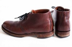 画像2: USA製 REDWINGレッドウイング 9017 BECKMANベックマン チャッカブーツ 茶 9D★レザーシューズ (2)