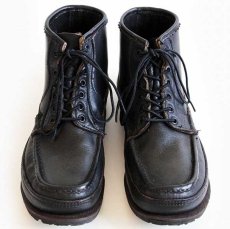 画像3: USA製 Russell Moccasinラッセルモカシン モカシンブーツ 黒 7.5E (3)