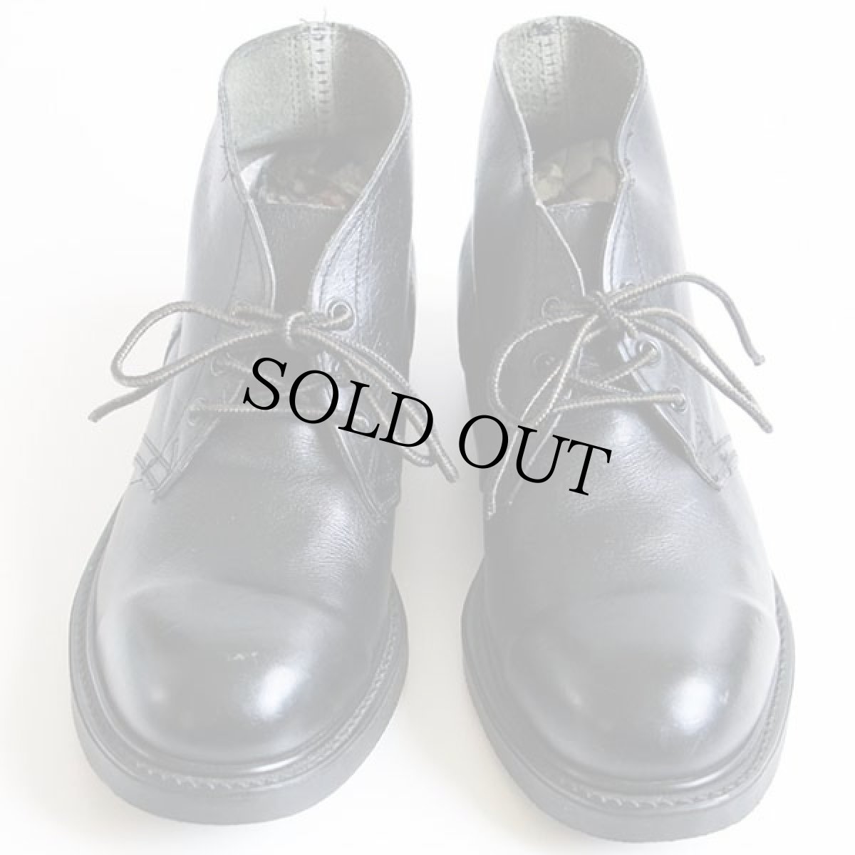 画像3: デッドストック★80s 米軍 スチールトゥ チャッカブーツ 黒 6.5R (3)