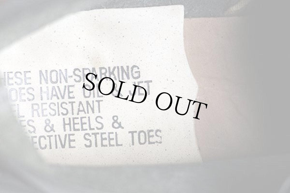 画像6: デッドストック★80s 米軍 スチールトゥ チャッカブーツ 黒 6.5R (6)