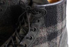 画像7: USA製 REDWINGレッドウイング 9002 LUMBERJACK MOCK Woolrichウールリッチ チェック ウール×レザー ブーツ 9D (7)