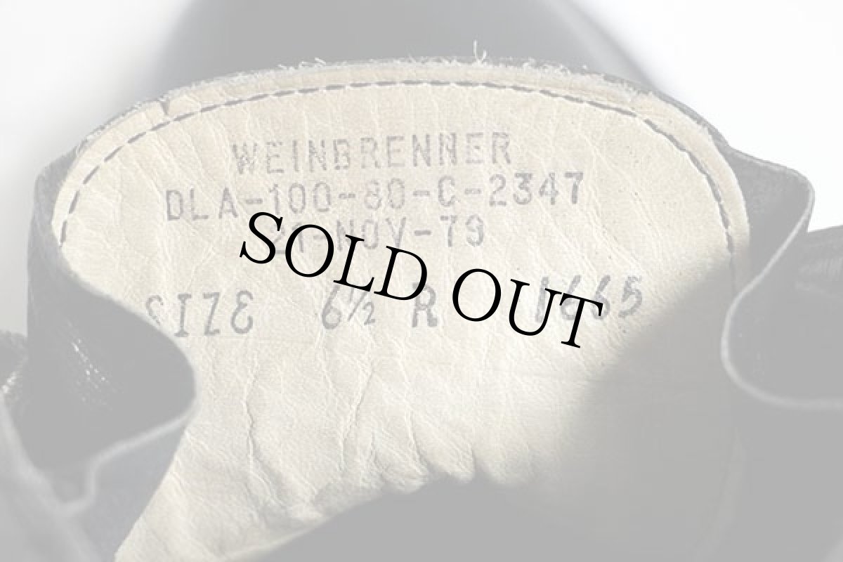 画像5: デッドストック★80s 米軍 スチールトゥ チャッカブーツ 黒 6.5R (5)