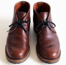 画像3: USA製 REDWINGレッドウイング 9017 BECKMANベックマン チャッカブーツ 茶 9D★レザーシューズ (3)