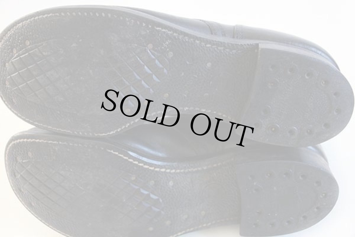 画像4: 50s 米軍 キャップトゥ 6ホール アンクルブーツ 黒 8EE (4)