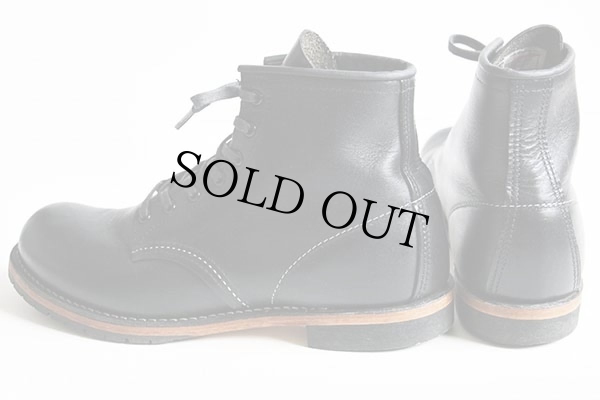 画像2: USA製 REDWINGレッドウイング 9014 BECKMANベックマン ワークブーツ 黒 9D★A (2)