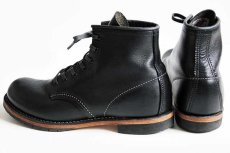 画像2: USA製 REDWINGレッドウイング 9014 BECKMANベックマン ワークブーツ 黒 9D★A (2)