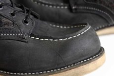 画像8: USA製 REDWINGレッドウイング 9002 LUMBERJACK MOCK Woolrichウールリッチ チェック ウール×レザー ブーツ 9D (8)