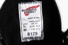 画像5: USA製 REDWINGレッドウイング 8179 アイリッシュセッター ブーツ 黒 9.5D (5)