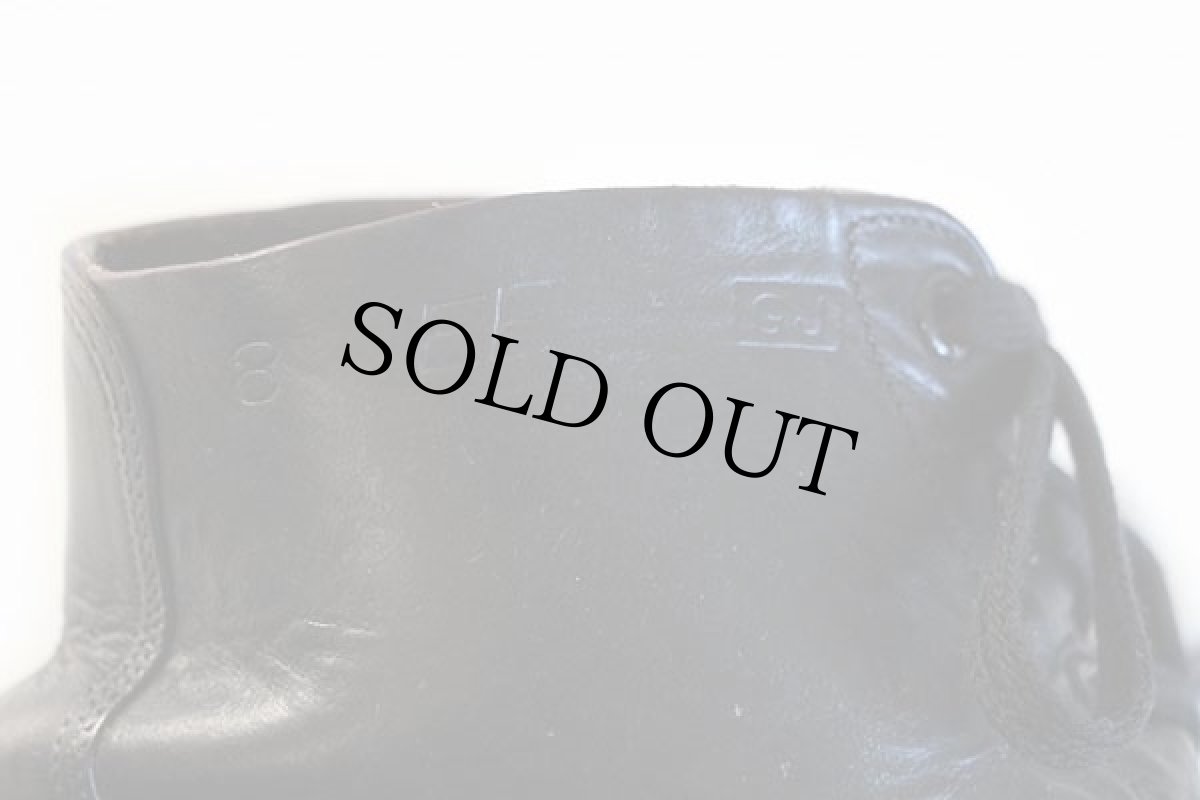 画像5: 50s 米軍 キャップトゥ 6ホール アンクルブーツ 黒 8EE (5)