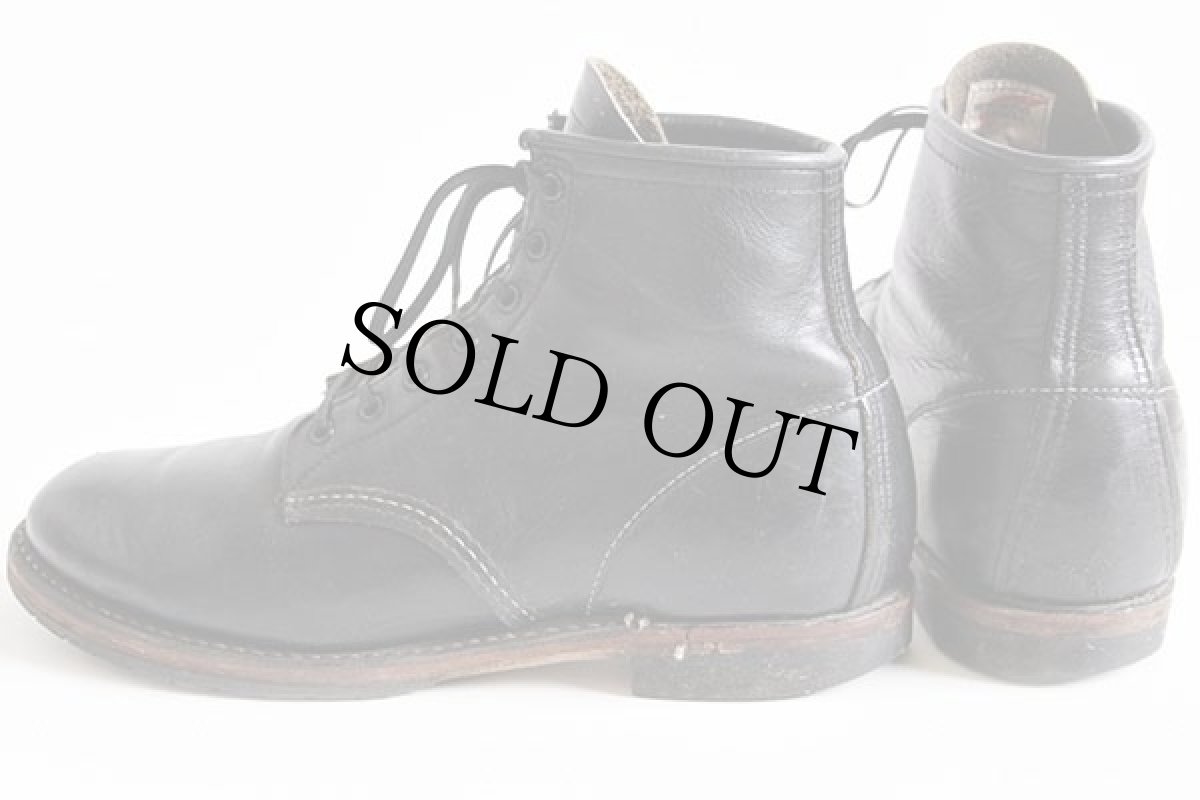 画像2: USA製 REDWINGレッドウイング 9014 BECKMANベックマン ワークブーツ 黒 9D★B (2)