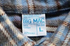 画像4: デッドストック★70s JCPenney BIGMACビッグマック チェック コットン フランネルシャツ LT (4)