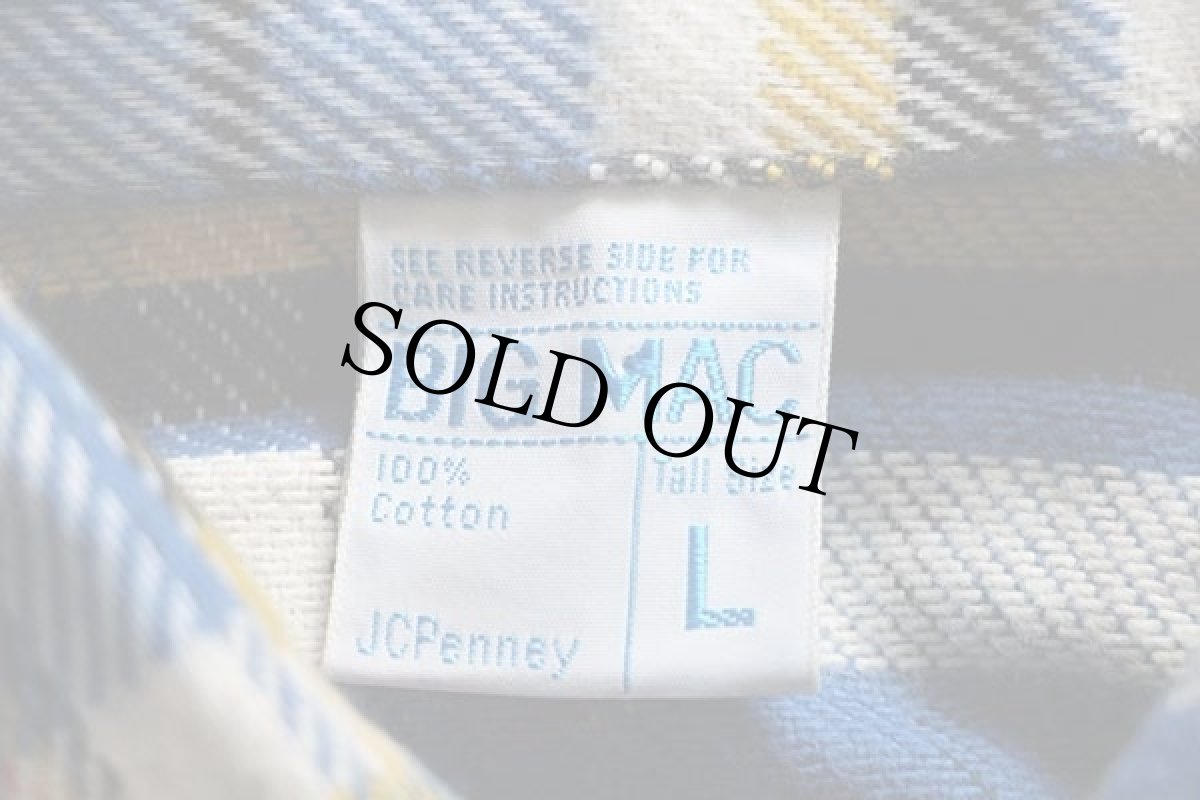 画像4: デッドストック★70s JCPenney BIGMACビッグマック チェック コットン フランネルシャツ LT (4)