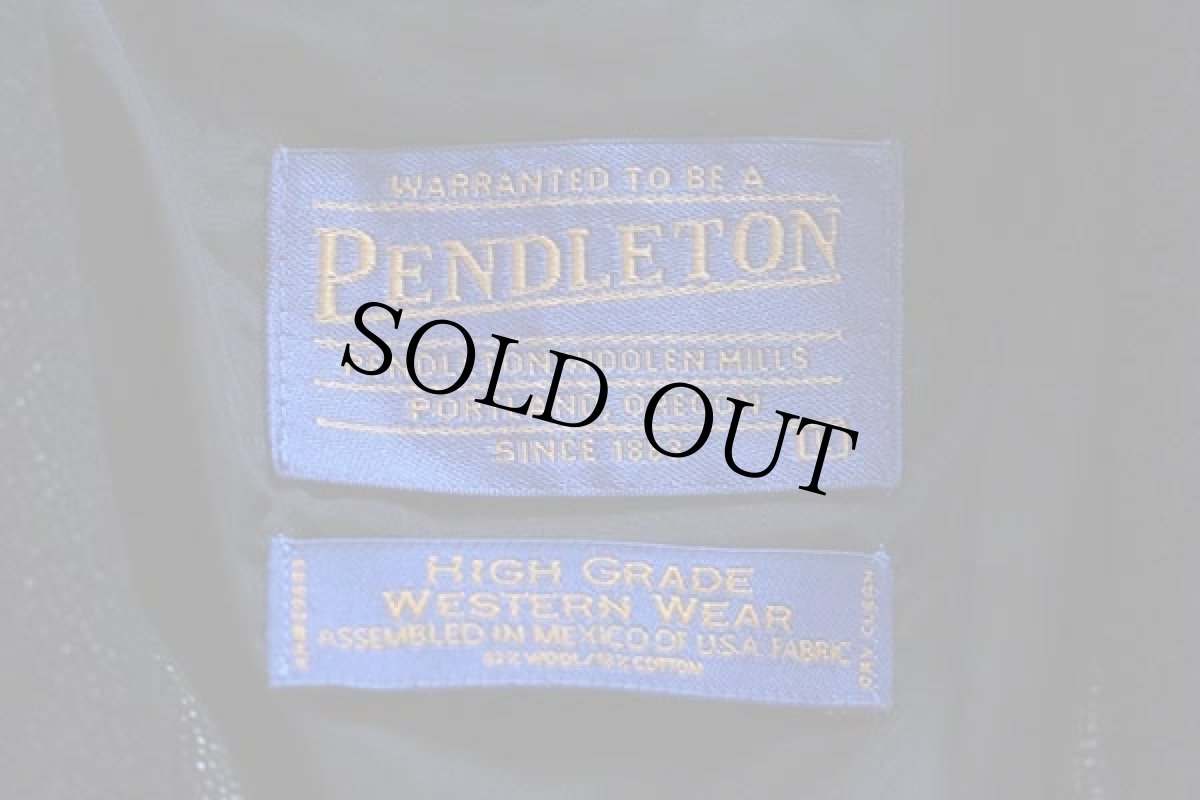 画像4: PENDLETONペンドルトン ネイティブ柄 ウール ブランケット ジャケット L (4)