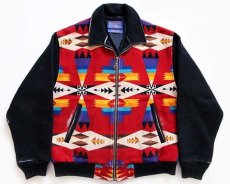 画像1: PENDLETONペンドルトン ネイティブ柄 ウール ブランケット ジャケット L (1)