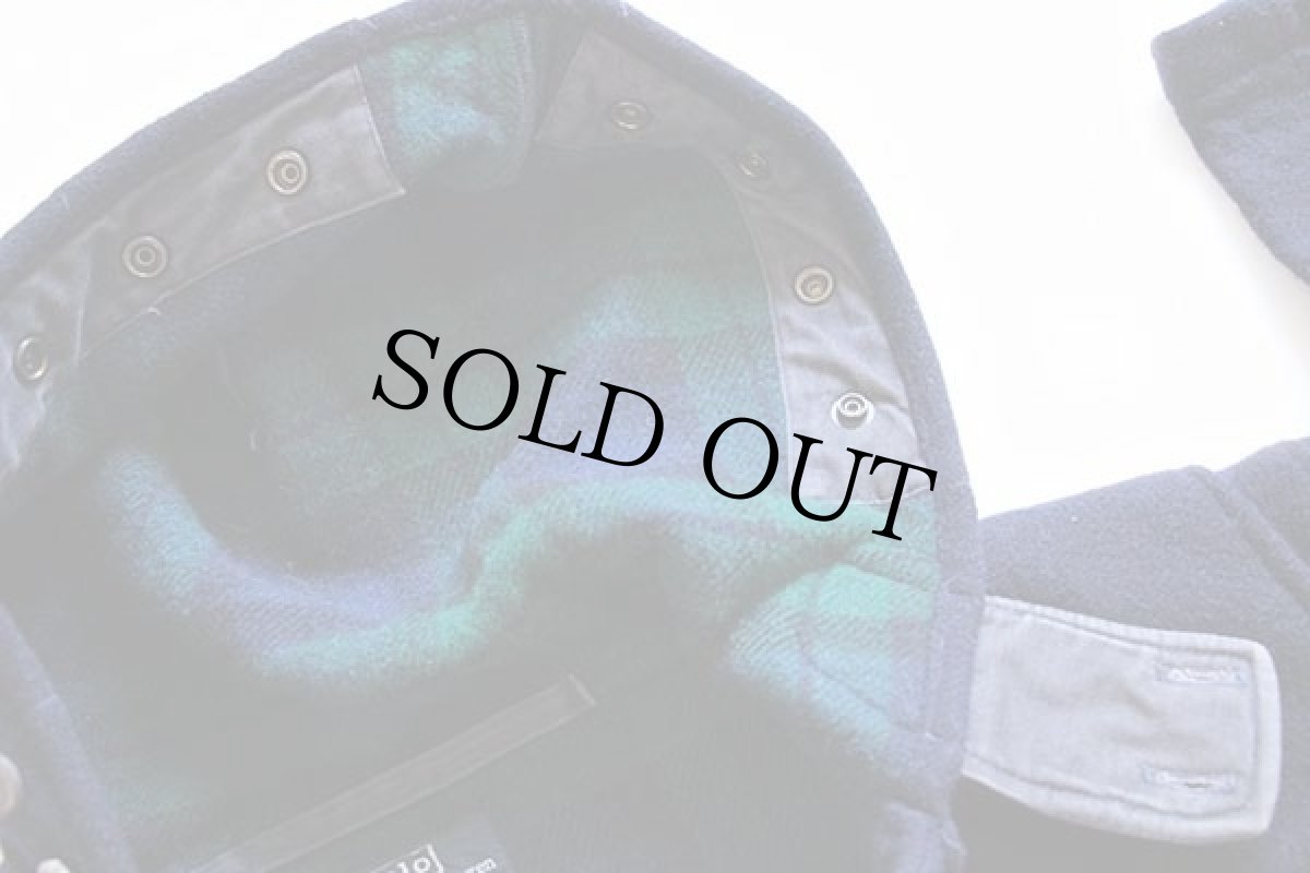 画像6: 90s USA製 ポロ ラルフローレン ウール ダッフルコート 紺 M (6)