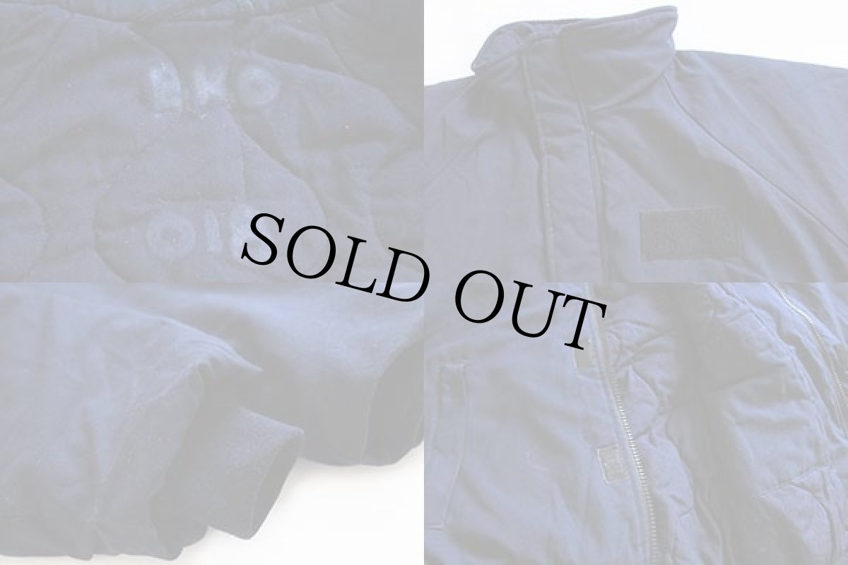 画像3: 00s 米軍 U.S.NAVY アラミド シップボードジャケット 紺★デッキジャケット (3)