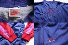 画像3: 90s NIKEナイキ ビッグロゴ刺繍 マルチカラー 切り替え プルオーバー ナイロンジャケット XL (3)